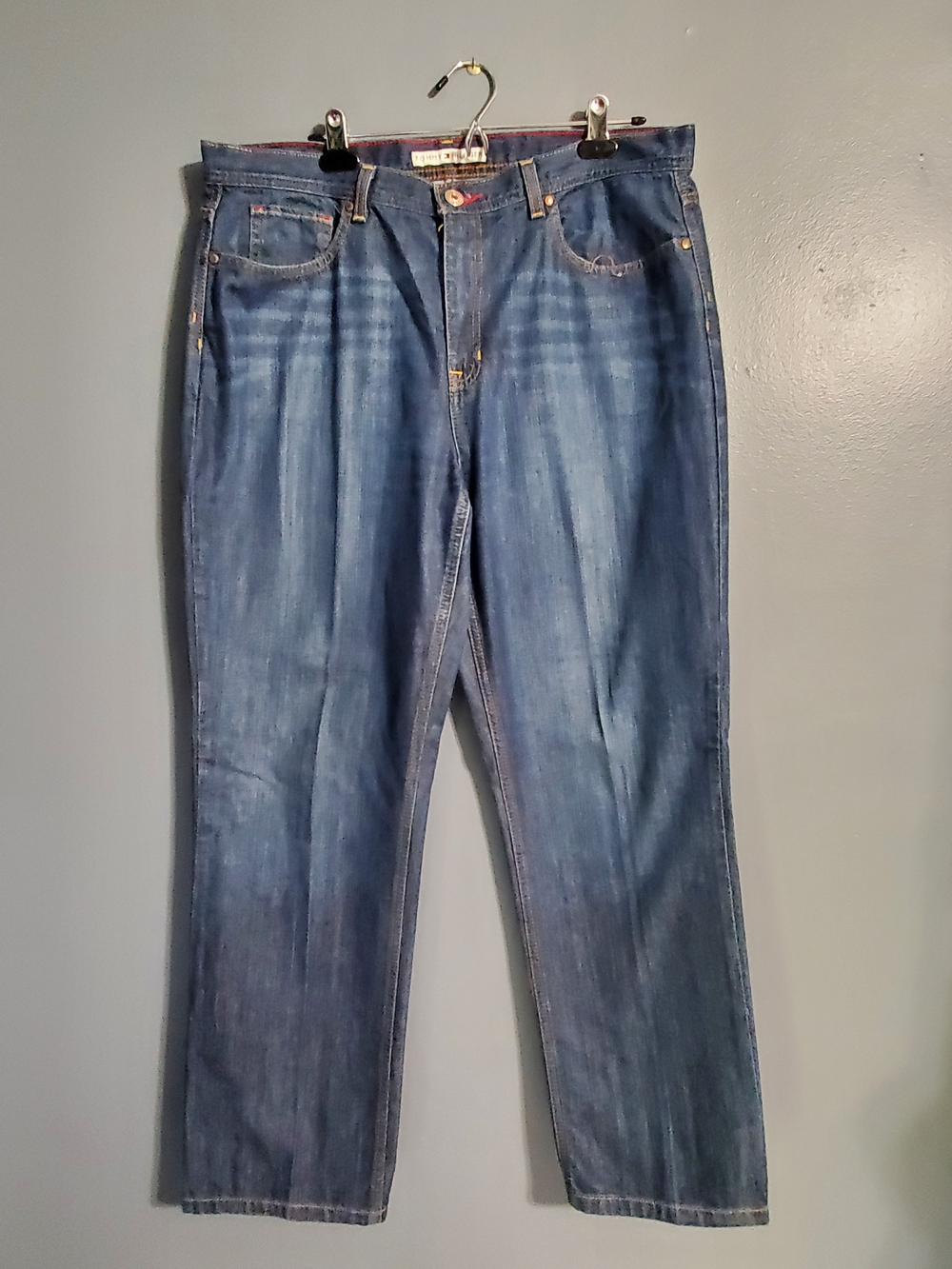 Tommy Hilfiger Dark Blue Denim Jeans Straight Leg Women's Size 16